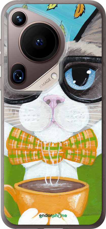 Силиконовый чехол Cat&Coffee для Huawei Pura 70 Ultra - 4053u-3704 изображение 