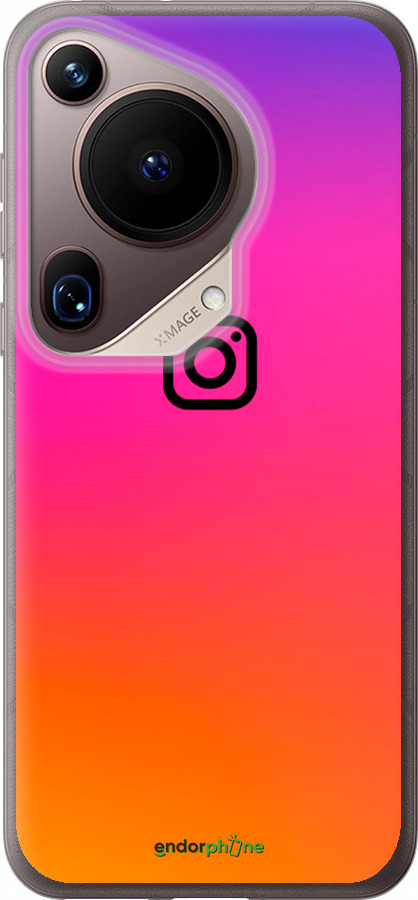 Силиконовый чехол Instagram для Huawei Pura 70 Ultra - 4273u-3704 изображение 