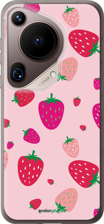 Силиконовый чехол Клубнички для Huawei Pura 70 Ultra - 4332u-3704 изображение 