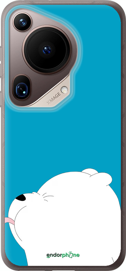 Силиконовый чехол Мишка 1 для Huawei Pura 70 Ultra - 4358u-3704 изображение 