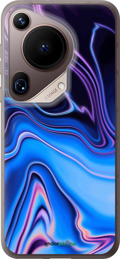 Силиконовый чехол Узор воды для Huawei Pura 70 Ultra - 4491u-3704 изображение 