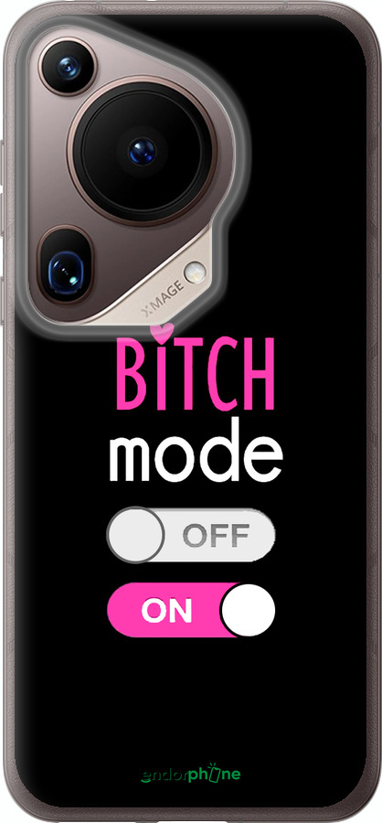 Силиконовый чехол Bitch mode для Huawei Pura 70 Ultra - 4548u-3704 изображение 