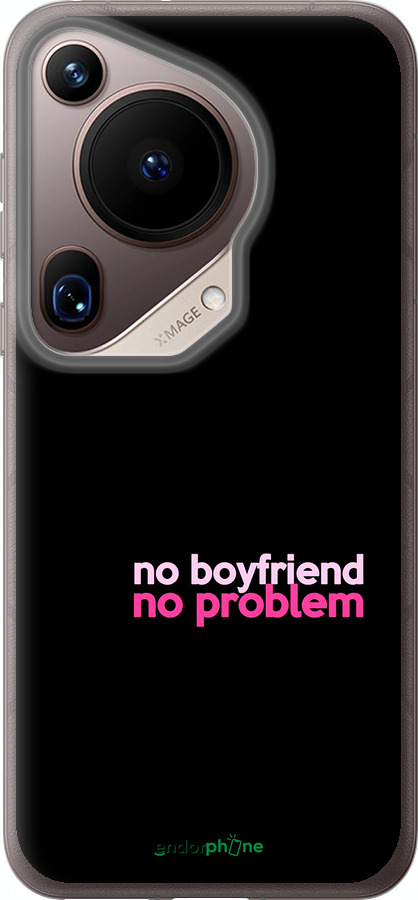 Силиконовый чехол no boyfriend no problem для Huawei Pura 70 Ultra - 4549u-3704 изображение 