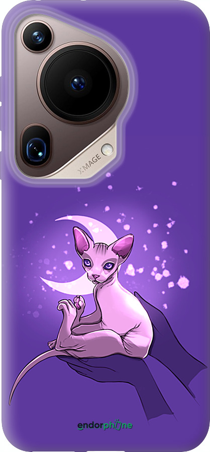 Силиконовый чехол Кот2 для Huawei Pura 70 Ultra - 4676u-3704 изображение 