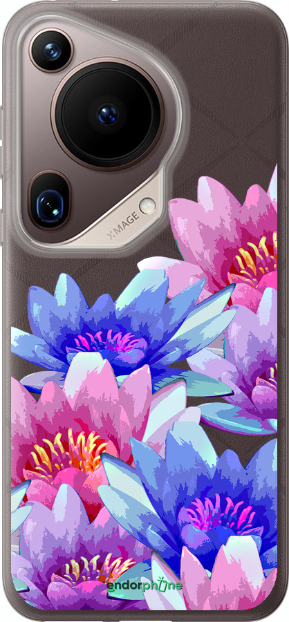 Силіконовий чехол Лотос для Huawei Pura 70 Ultra - 4862u-3704 изображение 