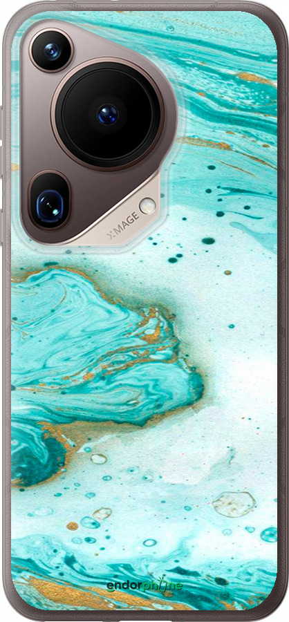 Силиконовый чехол Мраморный для Huawei Pura 70 Ultra - 4895u-3704 изображение 