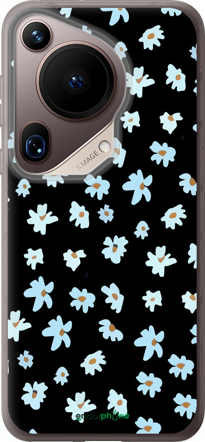 Силиконовый чехол Цветочный для Huawei Pura 70 Ultra - 4900u-3704 изображение 