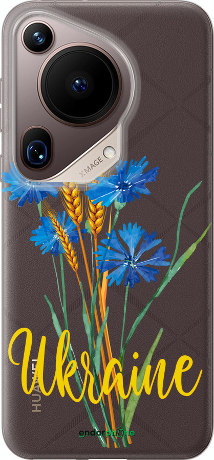 Силіконовий чехол Ukraine v2 для Huawei Pura 70 Ultra - 5445u-3704 изображение 