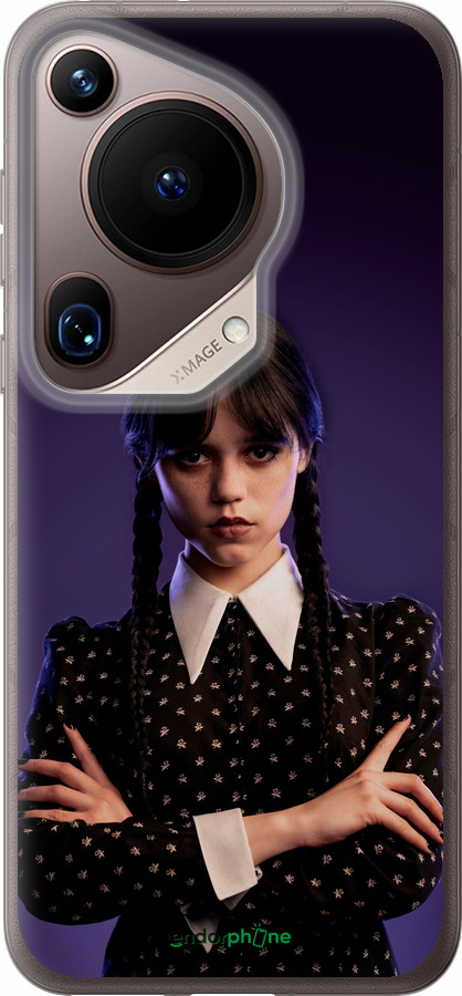 Силіконовий чехол Wednesday v3 для Huawei Pura 70 Ultra - 5517u-3704 изображение 