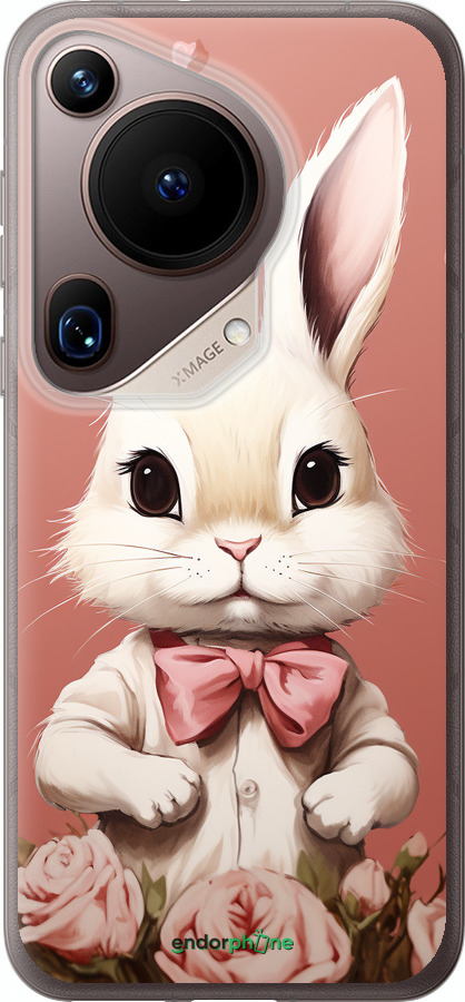 Силиконовый чехол Зайчик для Huawei Pura 70 Ultra - 5669u-3704 изображение 
