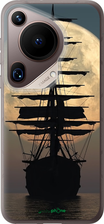 Силиконовый чехол Корабль для Huawei Pura 70 Ultra - 5998u-3704 изображение 
