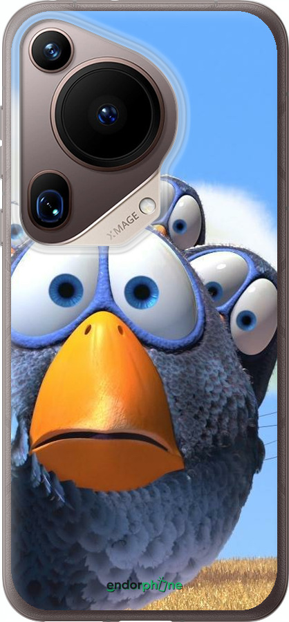 Силиконовый чехол Angry Birds для Huawei Pura 70 Ultra - 6008u-3704 изображение 