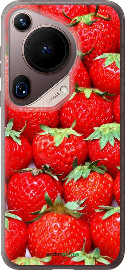Силиконовый чехол Клубника для Huawei Pura 70 Ultra - 6020u-3704 изображение 
