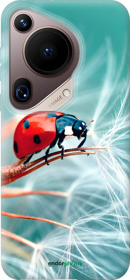 Силиконовый чехол Божья коровка для Huawei Pura 70 Ultra - 6049u-3704 изображение 