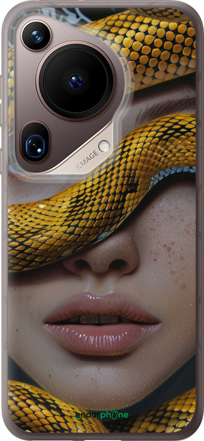 Силіконовий чехол Обійми змії для Huawei Pura 70 Ultra - 6081u-3704 изображение 