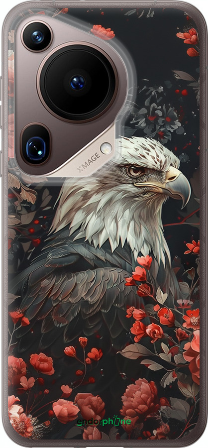 Силиконовый чехол Цветочный страж для Huawei Pura 70 Ultra - 6102u-3704 изображение 