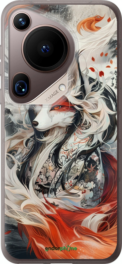 Силіконовий чехол Дух кицуне для Huawei Pura 70 Ultra - 6107u-3704 изображение 