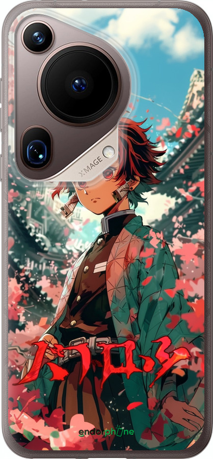 Силіконовий чехол Tanjiro Kamado для Huawei Pura 70 Ultra - 6132u-3704 изображение 