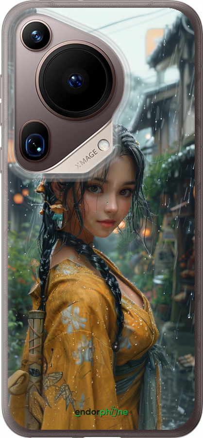 Силіконовий чехол Anime-girl для Huawei Pura 70 Ultra - 6133u-3704 изображение 
