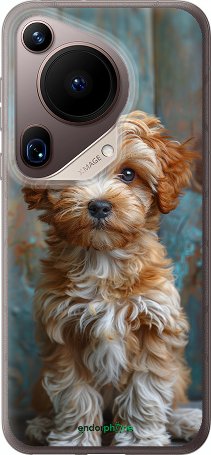 Силиконовый чехол Щенок мальтипу для Huawei Pura 70 Ultra - 6157u-3704 изображение 