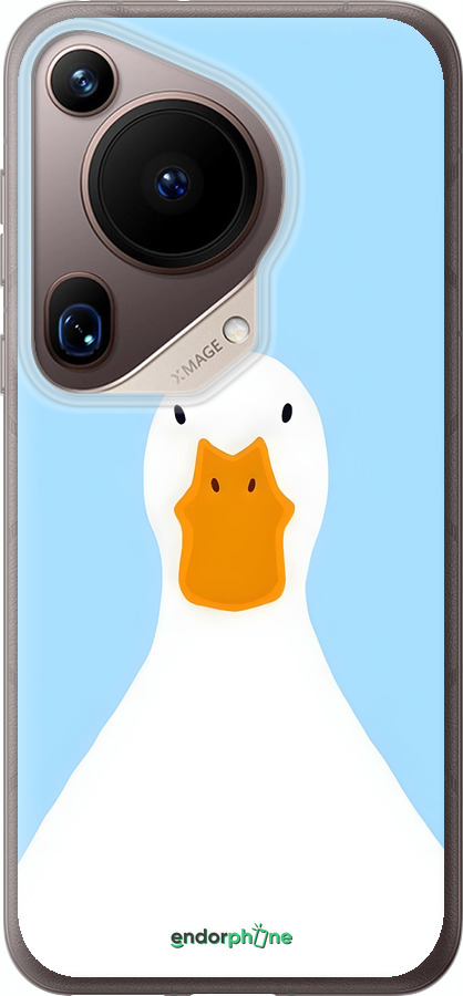 Силиконовый чехол Гусь для Huawei Pura 70 Ultra - 6350u-3704 изображение 