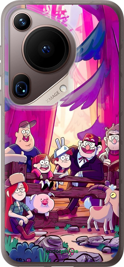 Силиконовый чехол Гравити Фолз для Huawei Pura 70 Ultra - 6365u-3704 изображение 
