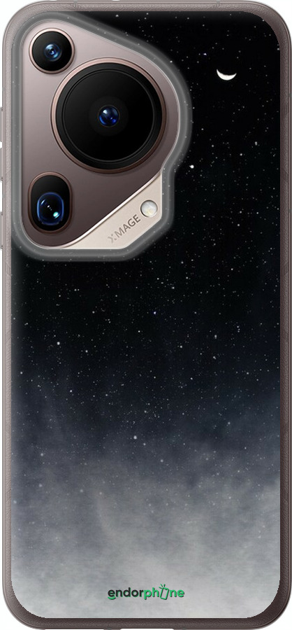 Силиконовый чехол Сині хмари, Синій місяць для Huawei Pura 70 Ultra - 6396u-3704 изображение 