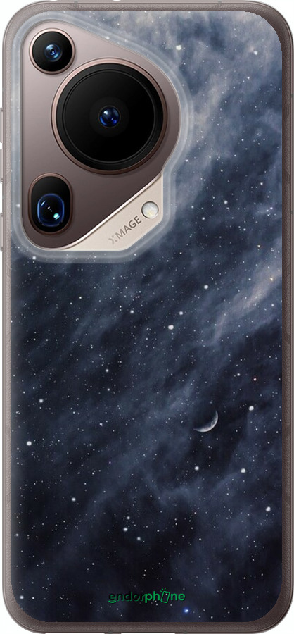 Силіконовий чехол Сині хмари, Синій місяць для Huawei Pura 70 Ultra - 6398u-3704 изображение 