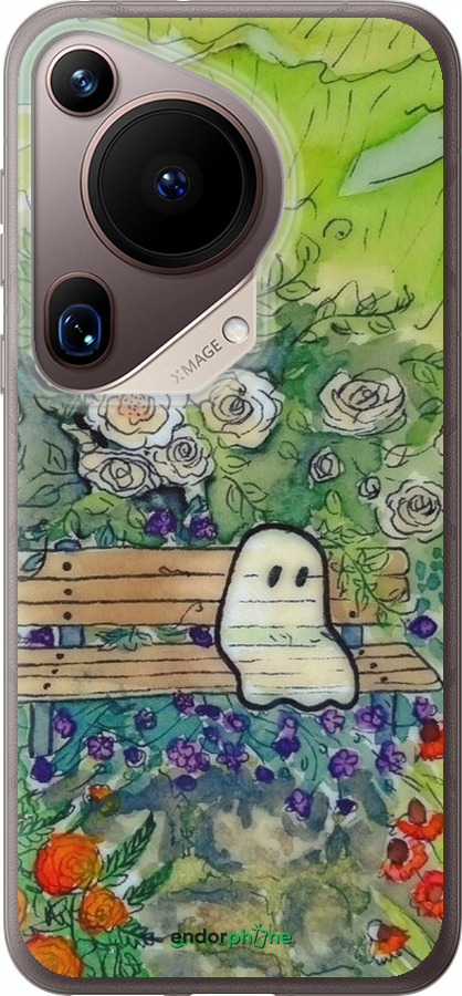 Силіконовий чехол Сумний привид для Huawei Pura 70 Ultra - 6403u-3704 изображение 