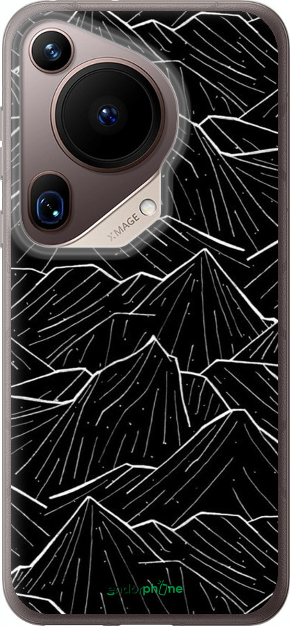 Силиконовый чехол С изображением Темных гор для Huawei Pura 70 Ultra - 6489u-3704 изображение 