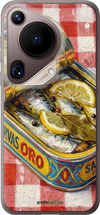 Силіконовий чехол Vintage Sardine Tin Phone для Huawei Pura 70 Ultra - 6772u-3704 изображение 