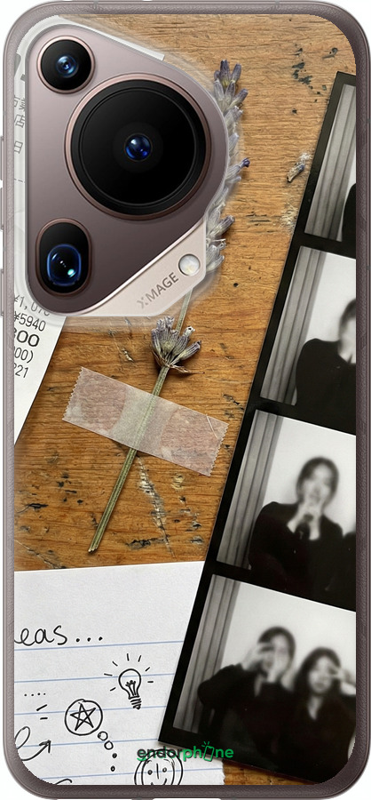 Силиконовый чехол Aesthetic Scrapbook Collage для Huawei Pura 70 Ultra - 6773u-3704 изображение 