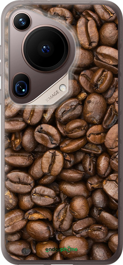 Силиконовый чехол Зёрна кофе для Huawei Pura 70 Ultra - 783u-3704 изображение 