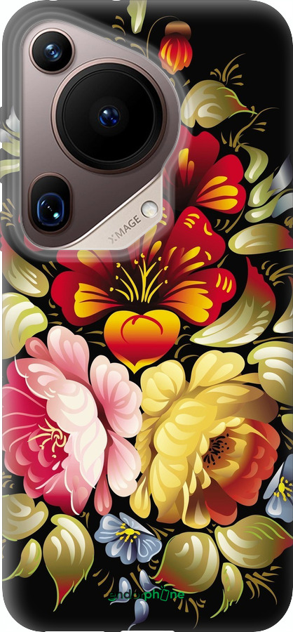 Силиконовый чехол Хохлома 6 для Huawei Pura 70 Ultra - 829u-3704 изображение 