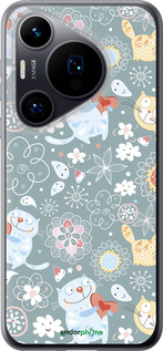 Силиконовый чехол Котята v3 для Huawei Pura 70 - 1223u-3703 изображение 