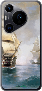 Силиконовый чехол Айвазовский. Корабли для Huawei Pura 70 - 160u-3703 изображение 