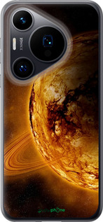 Силиконовый чехол Жёлтый Сатурн для Huawei Pura 70 - 170u-3703 изображение 