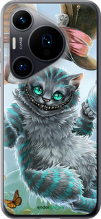 Силиконовый чехол Чеширский кот 2 для Huawei Pura 70 - 3993u-3703 изображение 