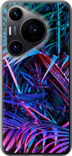 Силиконовый чехол Папоротник под ультрафиолетом для Huawei Pura 70 - 4069u-3703 изображение 