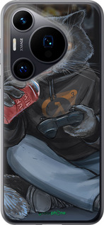 Силиконовый чехол gamer cat для Huawei Pura 70 - 4140u-3703 изображение 