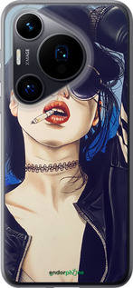 Силиконовый чехол Девушка на стиле для Huawei Pura 70 - 4151u-3703 изображение 