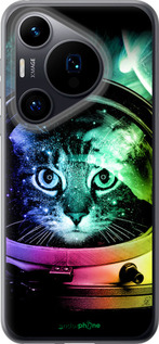 Силиконовый чехол Кот-астронавт для Huawei Pura 70 - 4154u-3703 изображение 