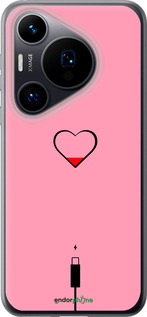 Силиконовый чехол Подзарядка сердца1 для Huawei Pura 70 - 4275u-3703 изображение 