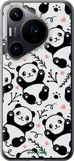 Силиконовый чехол Панды для Huawei Pura 70 - 4318u-3703 изображение 