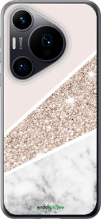 Силиконовый чехол Пастельный мрамор для Huawei Pura 70 - 4342u-3703 изображение 