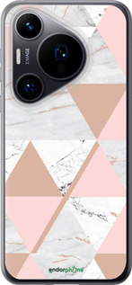 Силиконовый чехол Мраморная симметрия для Huawei Pura 70 - 4344u-3703 изображение 