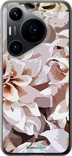 Силиконовый чехол пионы акварелью для Huawei Pura 70 - 4376u-3703 изображение 