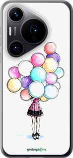 Силиконовый чехол Шарики для Huawei Pura 70 - 4387u-3703 изображение 
