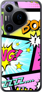Силиконовый чехол Комикс 1 для Huawei Pura 70 - 4407u-3703 изображение 
