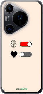 Силиконовый чехол Любовь и ум для Huawei Pura 70 - 4553u-3703 изображение 